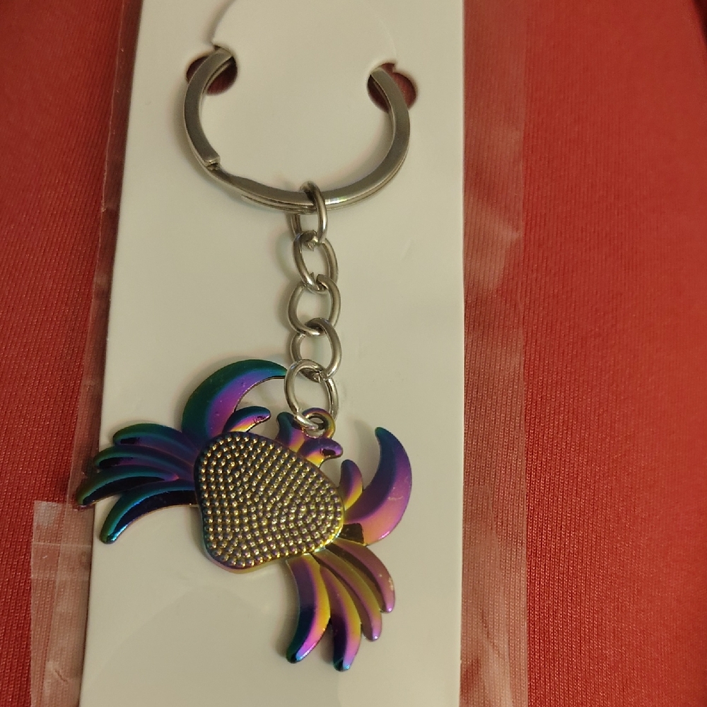 Colorful Fish Keychain crab